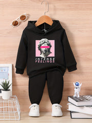 Infant Autumn/Winter Sweatshirt Hoodie Set