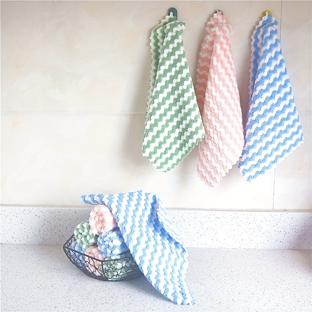 9.84in Quick-dry Towel Dual-use Dishwashing Cloth
