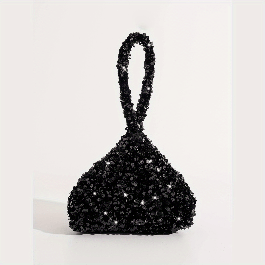 Glitter Sequins Satchel Bag for Party