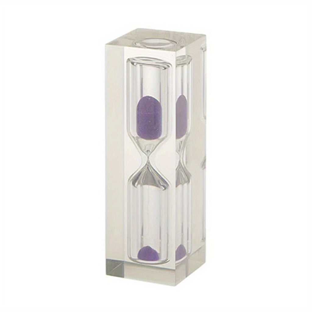 Transparent Glass 3 Minutes Sand Timer Hourglass Sandglass Tooth Brushing Timer
