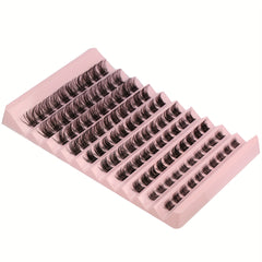 100 Pcs Cluster Eyelashes 8 16mm Wispy False Eyelashes D Curling Fluffy Lashes