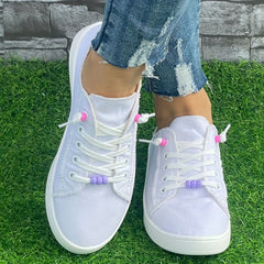 Minimalist Solid Flat Shoes Women's Casual Lightweight Soft Walking Shoes