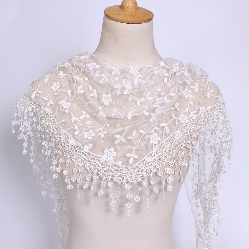 Triangle Lace Veil Lace Scarf Catholic Veil Church Veil Chapel Veil Mantilla