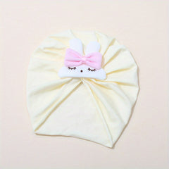 Rabbit & Bowknot Baby Turban Hat Head Wrap - Boys Girls
