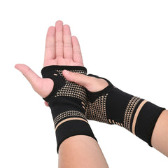 Adjustable Copper Wrist Support for Sports and Weightlifting