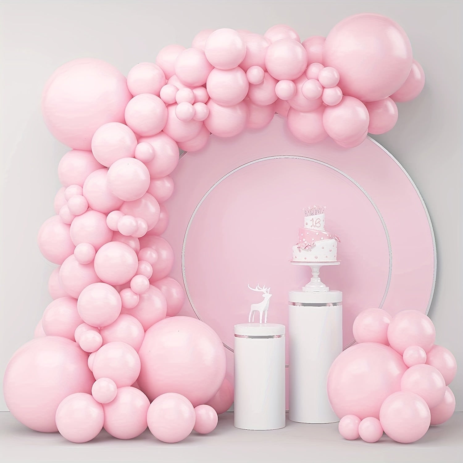 86pc Colorful Balloon Wreath Set for Events