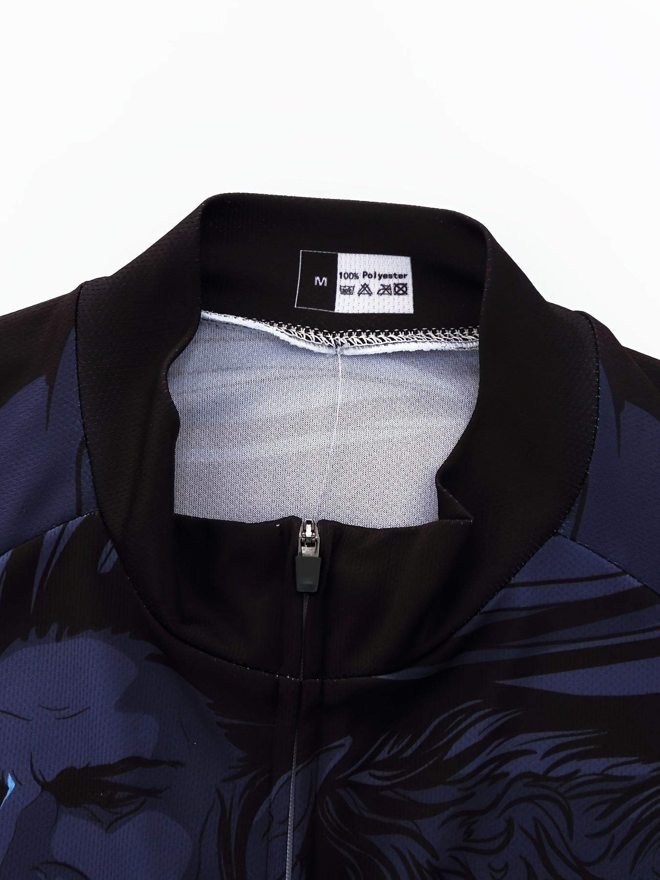 3D Print Muscle Man Anime Men's Cycling Suit Zip Up Summer Outdoor