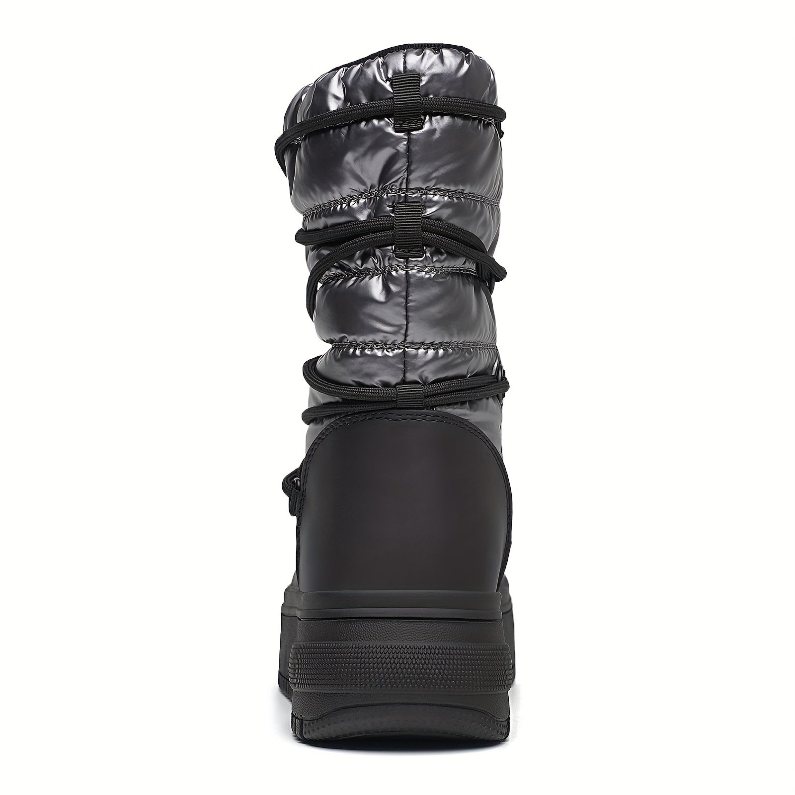 Women's Waterproof Warm Winter Snow Boots Lace Up Ankle Booties