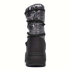 Women's Waterproof Warm Winter Snow Boots Lace Up Ankle Booties