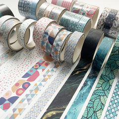 3 PCS 300cm Hand Account Tape Flower Leaf Starry Sky Plaid Creative Decoration