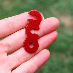10pcs Aluminum S-Shape Rope Buckles for Camping