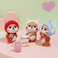 Needle Felting Kit - Shiba Dog - DIY Craft Pack