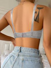 Solid T Shirt Bra Push Up Bra Women's Lingerie