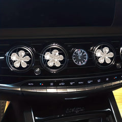 Rhinestone Petal Car Air Outlet Decoration