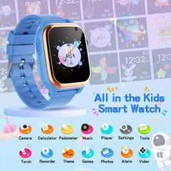 Kids Educational Smartwatch with Games Music Player Photography Video Recording