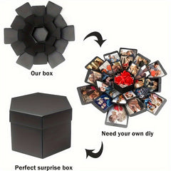 1pc Surprise Explosion Box Gift DIY Album for Birthday Anniversary Wedding