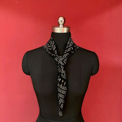 Vintage Hot Stamping Triangle Scarf Clothing Scarf Belt Tie