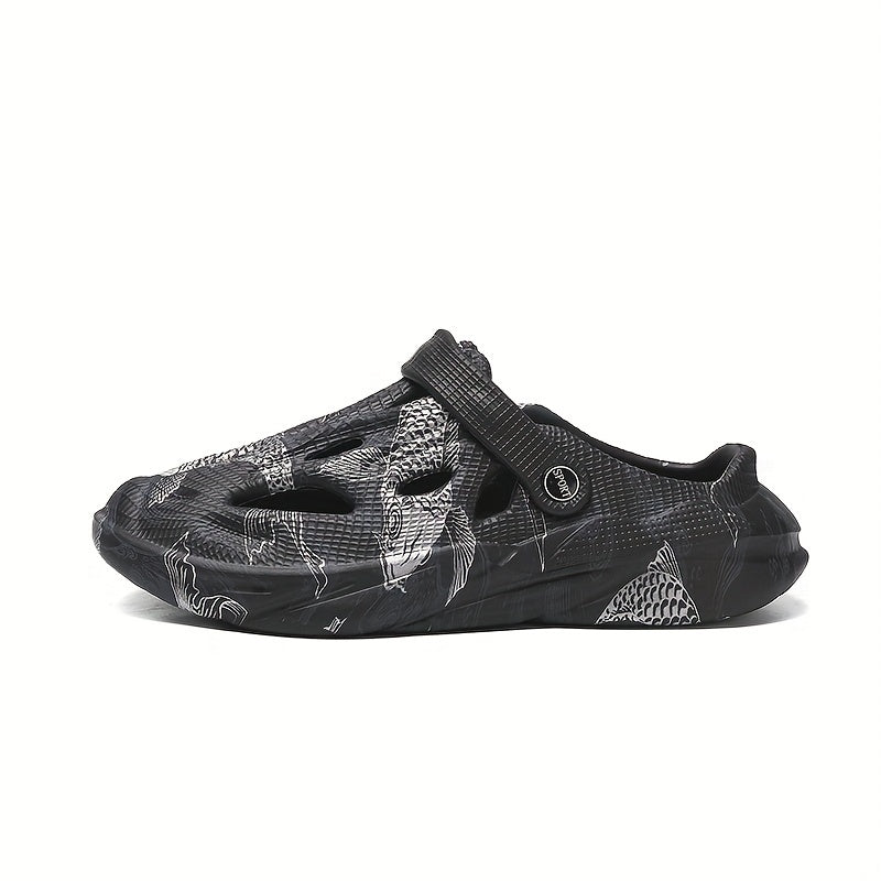 Men's Lightweight Comfy Clogs Hollow Out Non slip Sandals Summer