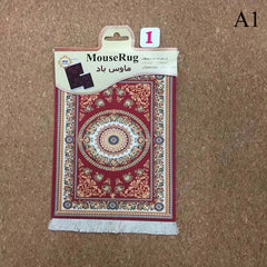 Rectangular Persian Mini Rug Woven Rug Mouse Pad Carpet Tassel Mat