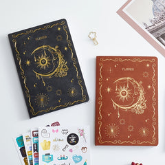 Undated Planner: Increase Productivity, Hit Goals, Soft Cover, Stickers