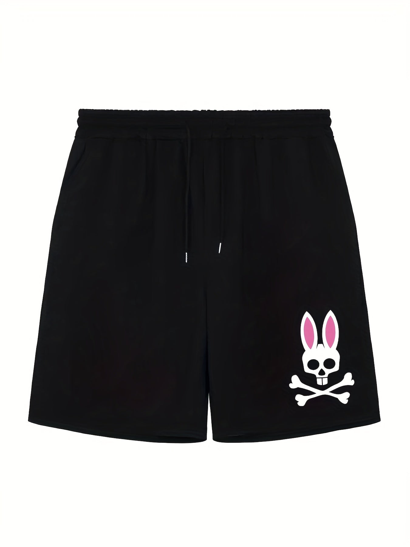 Men's Broken Heart Shorts Bottoms Drawstring Waist Casual Summer Men's Clothes