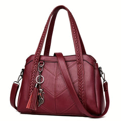 Vintage Crossbody Tote Bag Large Capacity Satchel Women's Handbag