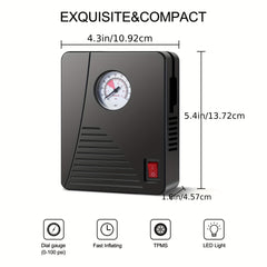 Portable Mini Air Compressor for Cars Motorcycles Bicycles