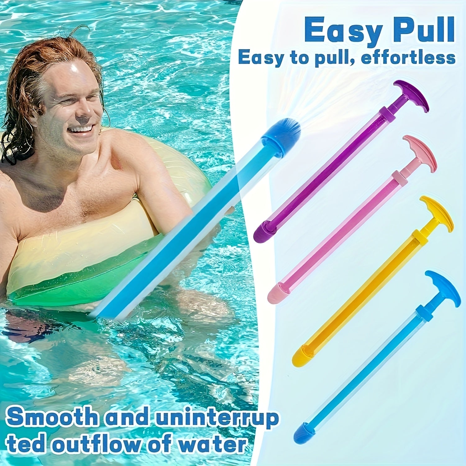 2pcs Random Fireworks Water Gun Toy High Pressure Sprayer
