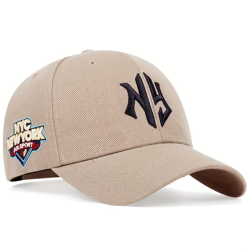 YORK Embroidery Baseball Cap Casual Adjustable Sun Hat Unisex Hip Hop Dad Hats