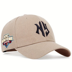 YORK Embroidery Baseball Cap Casual Adjustable Sun Hat Unisex Hip Hop Dad Hats