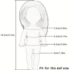 8 Sets 10-16cm Doll Clothes or 5 Pairs Shoes Fairy Suit for Mini Baby Doll