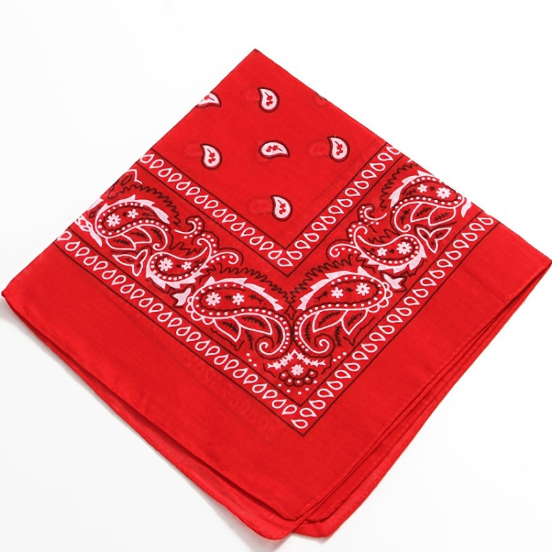 Fruit Print Deformation Bug Flower Square Scarf