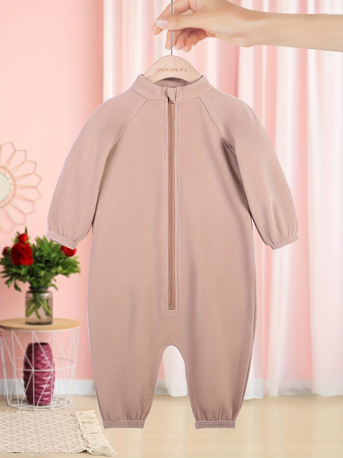 Baby Boy Ribbed Knit Footless Romper