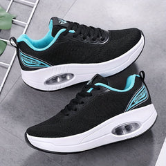 Women's Air Cushion Walking Shoes Thick Sole Non Slip Sneakers