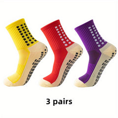 Polka Dot Sports Socks - Comfy & Breathable Non slip Women's Stockings