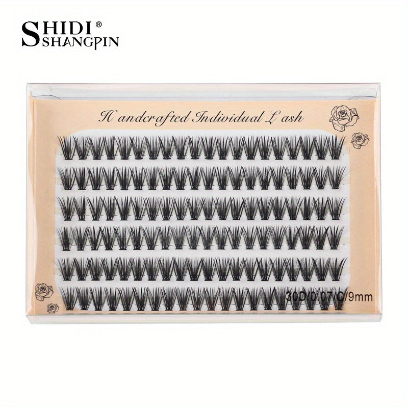 Self Grafting False Eyelash 30D 0 07 Curl Cluster Lashes Extensions