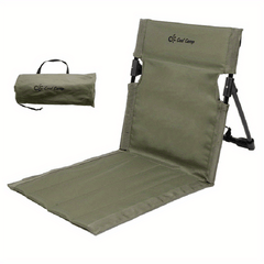 1pc Backrest Aluminum Folding Chair for Outdoor Camping