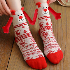 Christmas Magnetic Friendship Socks for Couples & Friends