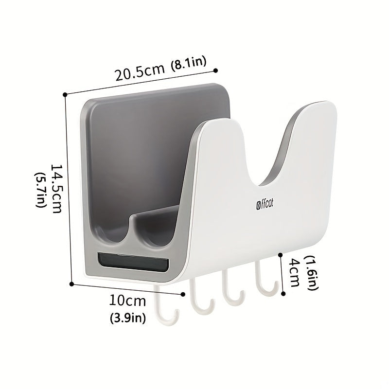 Space-Saving Wall Mounted Pot Lid Rack