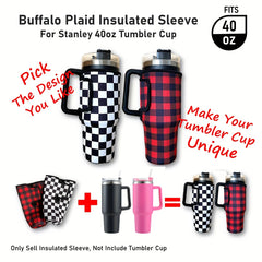 40oz Tumbler Insulated Sleeve, Outdoor Camping Protective Cover