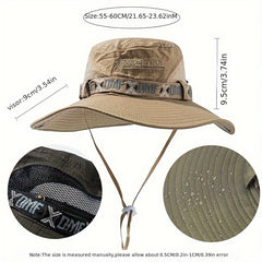 Breathable Wide Brim Sun Hat for Outdoor Activities