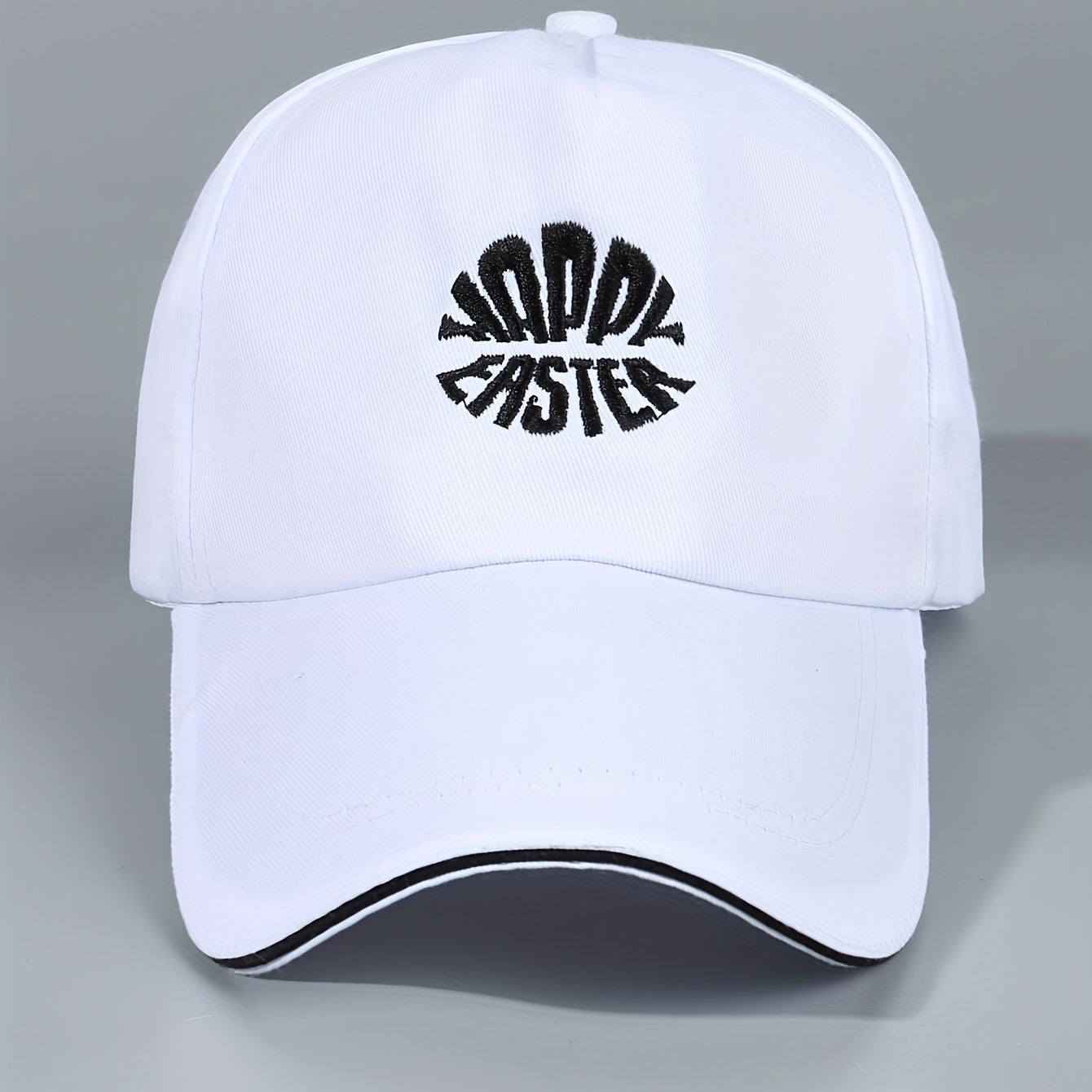 Happy Easter Embroidery Baseball Cap Lightweight Sun Hat