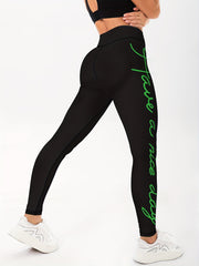Printed Yoga Pants High Stretch Fitness Leggings