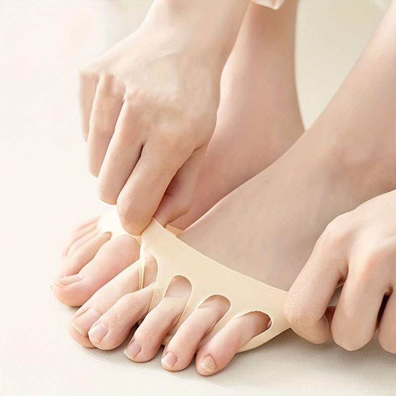 5 Pairs Non-slip Half Palm Socks for High Heels