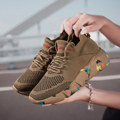 Men Women Breathable Running Shoes Lightweight Outdoor Sneakers