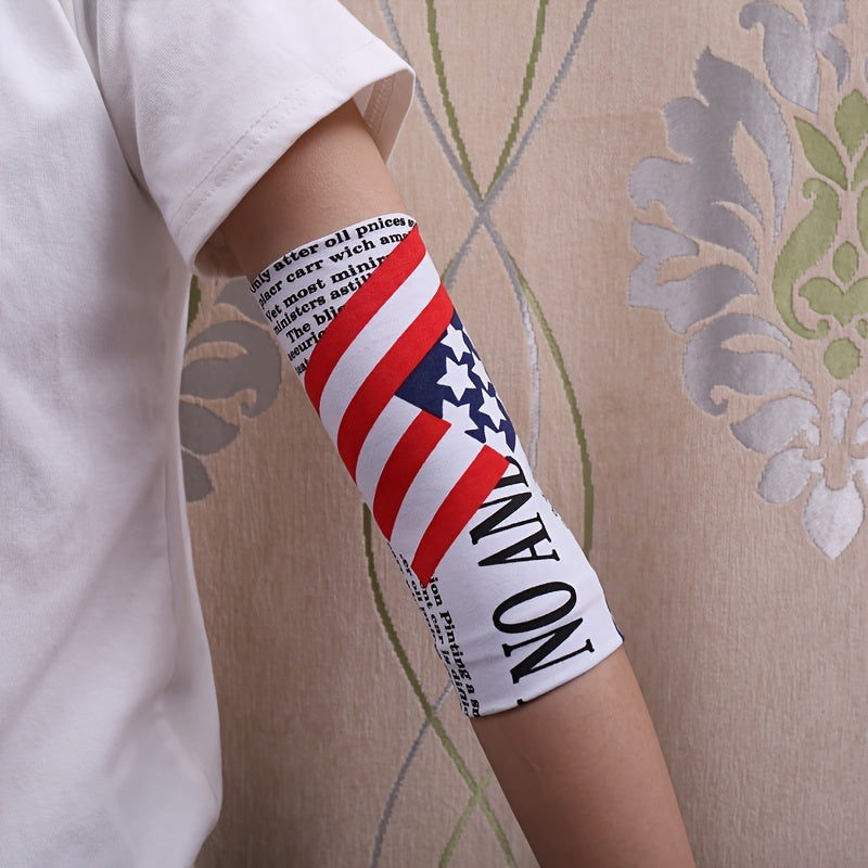 Men's Elbow Protector Thin Arm Sleeve Warm Arm Cover Tattoo Cover