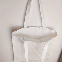 Bear Pattern Canvas Tote Bag Large Capacity Shoulder Bag