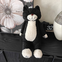 Plush Kitty Teddy Bear with Fluffy Ears - Soft Stuffed Animal Gift