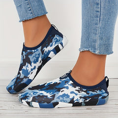 Women's Camo Print Water Socks for Swimming Surfing Diving