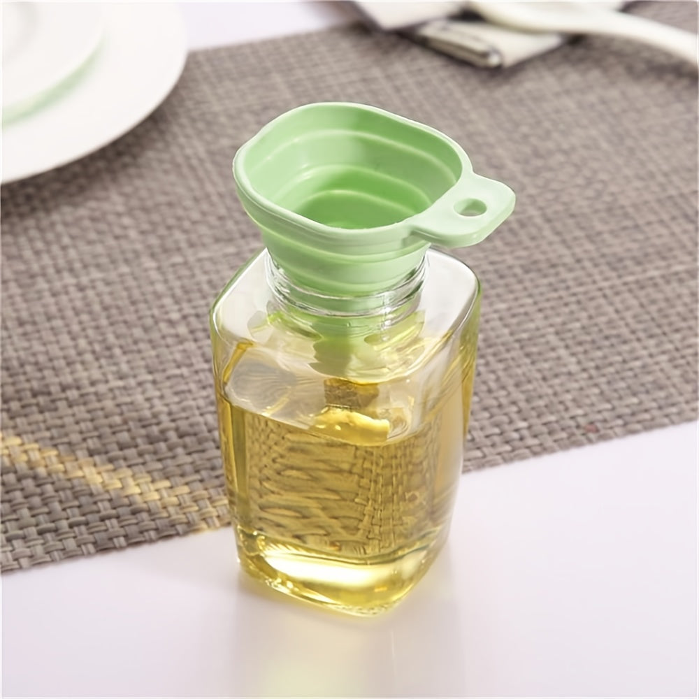 3pcs Foldable Funnel Silicone Collapsible Funnel Kitchen Small Funnel